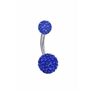 Piercing 4059G inox - Bleumarin - 25 mm imagine