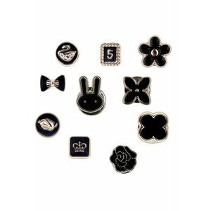 Set Pinuri Elegante 5624J - Negru - 10 bucati imagine