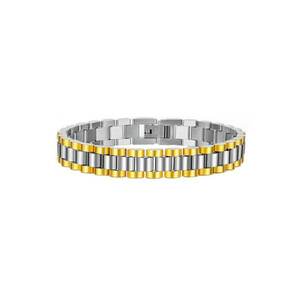 Bratara inox 4075 - Auriu/Argintiu imagine