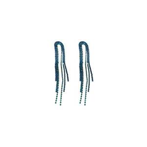 Cercei Eleganti 5811 - Albastru/Verde - lungime 10 cm imagine
