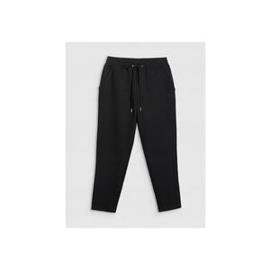 Pantaloni sport dama bumbac - negru - imagine
