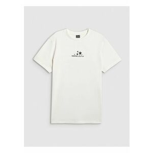 Tricou dama bej - bumbac - imagine