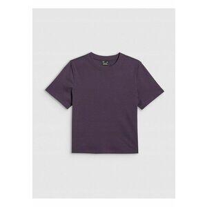 Tricou de dama Bumbac - Mov - Mov imagine