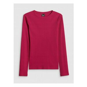 Bluza dama - slim fit - bumbac elastic - roz imagine