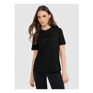 Tricou dama - negru - material bumbac imagine