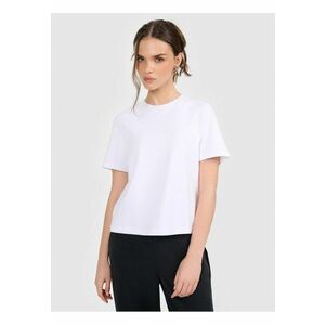 Tricou - dama alb - bumbac imagine