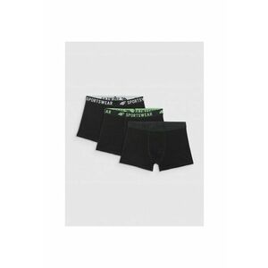 Boxeri copii set 3 piese - bumbac - negru - confortabili imagine