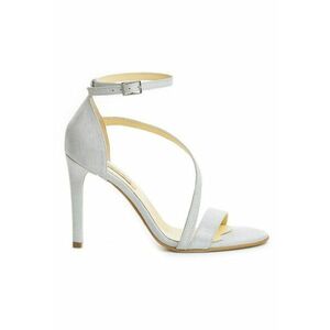 Sandale mireasa piele naturala Silver Evening imagine