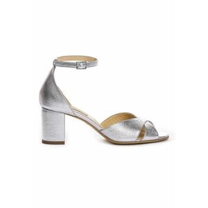 Sandale mireasa piele naturala Silver Lotus imagine