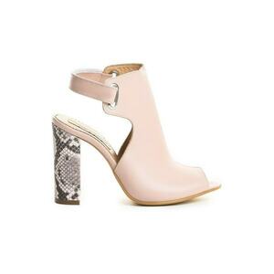 Sandale piele toc gros Single Strap Rose imagine