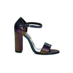 Sandale piele toc gros Simple Disco imagine