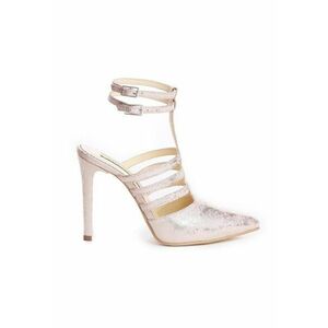 Pantofi stiletto piele naturala Rose Multi Strap imagine