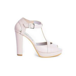 Sandale mireasa piele naturala NUDE ROSE Anais imagine