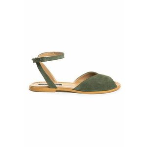 Sandale dama piele fara toc Khaki Nomad imagine