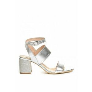 Sandale mireasa piele naturala Argintiu New Look imagine
