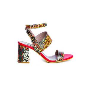 Sandale piele toc gros New Look Jungle imagine