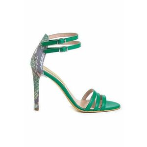 Sandale dama piele naturala Verde Sophia imagine