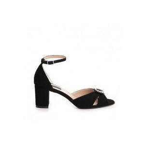 Sandale dama piele naturala Negru Lotus imagine