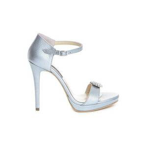 Sandale mireasa piele naturala Silver Something imagine