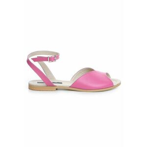 Sandale dama piele fara toc Fucsia Nomad - Marimea imagine