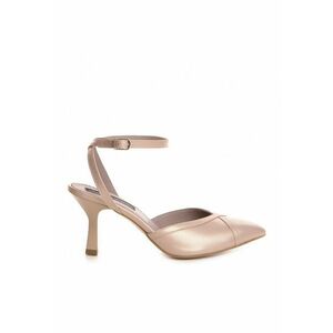 Pantofi mireasa piele naturala Nude Vivian imagine
