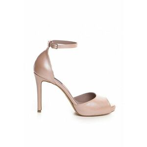 Sandale mireasa Piele Naturala Rose Barbie imagine