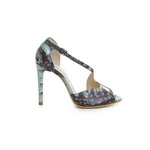 Sandale dama piele naturala Muse Verde imagine