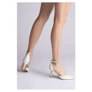 Pantofi mireasa piele naturala Alb Urban imagine