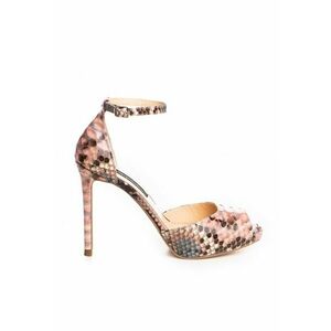 Sandale dama piele naturala Rose Print Barbie imagine