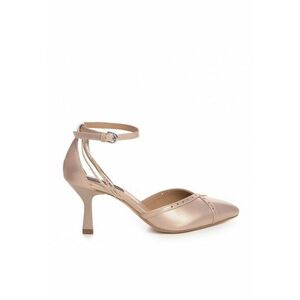 Pantofi mireasa piele naturala Nude Rihanna imagine