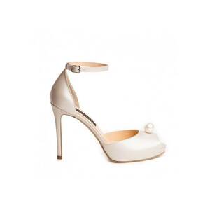 Sandale mireasa piele naturala Ivoire Barbie Pearl imagine