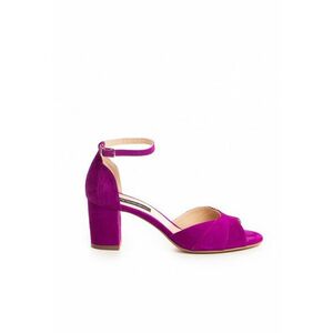 Sandale dama piele naturala Magenta Sanziana imagine