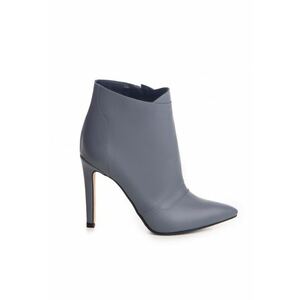 Botine Dama Piele Naturala Gri Fiona imagine