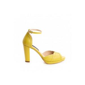 Sandale mireasa piele naturala Lime Anya imagine