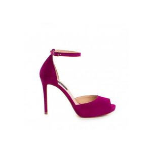 Sandale dama piele naturala Magenta Barbie imagine