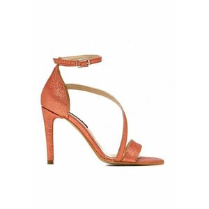 Sandale dama piele naturala Evening Peach imagine