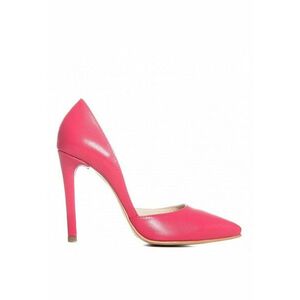 Pantofi stiletto piele naturala Roz Candy imagine