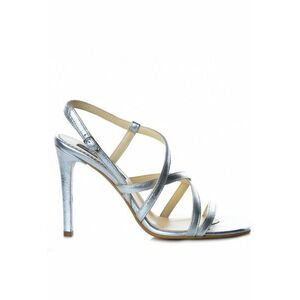 Sandale dama piele naturala Eden High Heels Silver imagine