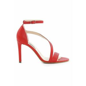 Sandale dama piele naturala Evening Red imagine