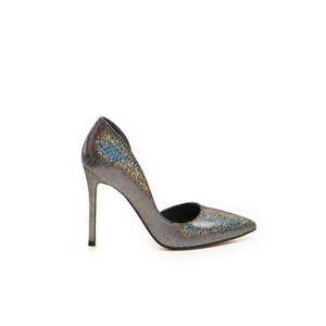 Pantofi stiletto piele naturala Shine Cut imagine