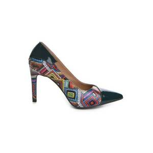 Pantofi stiletto piele naturala Verde Selma imagine