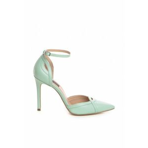 Pantofi stiletto piele naturala Menta Ashanti imagine