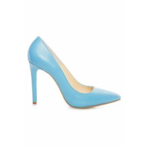Pantofi piele naturala Bleu Serenity imagine
