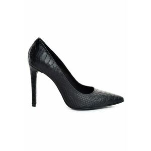 Pantofi Stiletto Piele Naturala Negru imagine