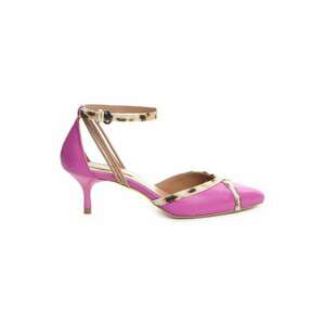 Pantofi stiletto piele naturala Roz Rihanna - Marimea imagine