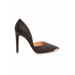 Pantofi stiletto piele naturala Maro Dots imagine