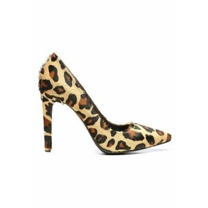 Pantofi stiletto piele naturala Print imagine