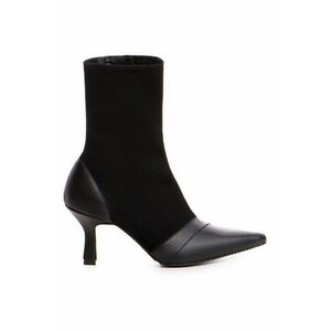 Botine Dama Piele Naturala Negru Catrina imagine