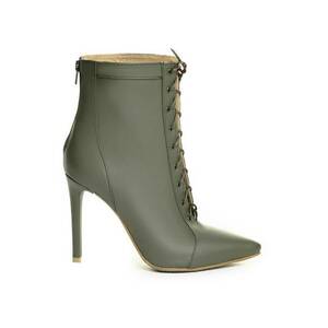 Botine dama Piele Naturala CThru Dark Khaki imagine