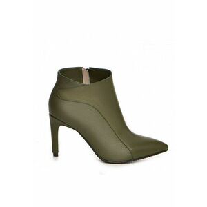 Botine Dama Piele Naturala Khaki Alanna imagine